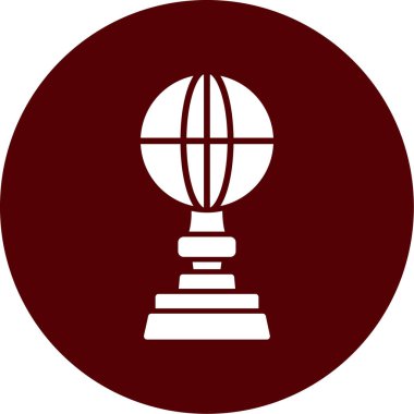 Dünya Kupası ikonu. vektör illüstrasyonu