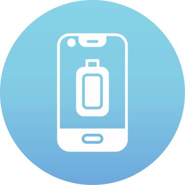 cep telefonu simgesi. Basit resimleme