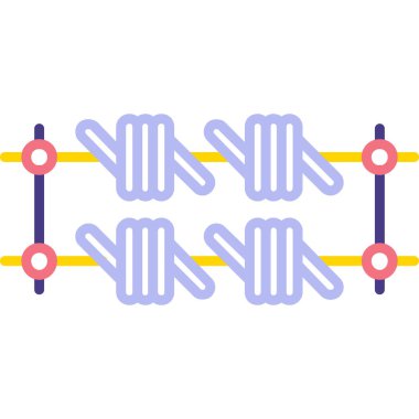 Modern oto tamir simgesinin vektör illüstrasyonu