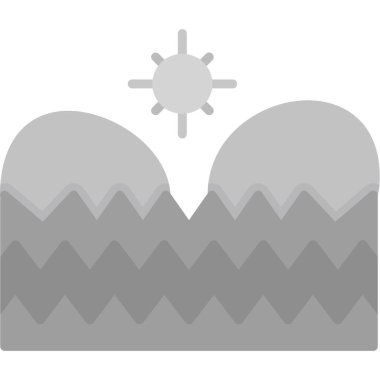 hava durumu web simgesi basit illüstrasyon