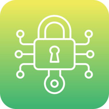 vektör parola kilidi simgesi