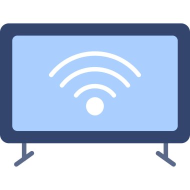 Kablosuz. Web basit illüstrasyonu