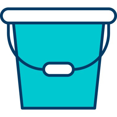 Çöp kutusu simgesi vektör illüstrasyonu