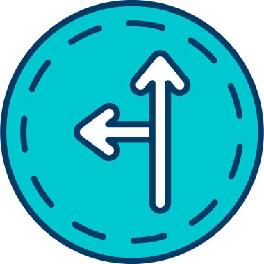 Ok. Web simgesi basit illüstrasyon