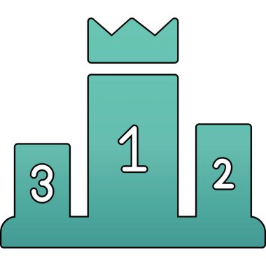 Mavi ve beyaz rengin beyaz arkaplanının vektör çizimi