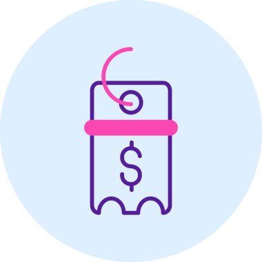 Çanta. Web simgesi basit tasarım