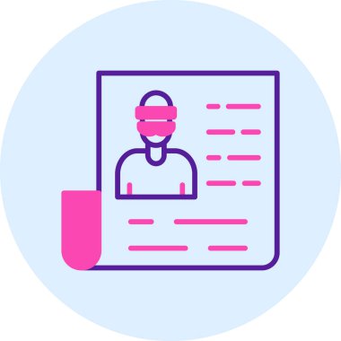 Avatar simgesi. Web tasarımı