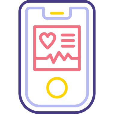 Cep telefonu. Basit simge