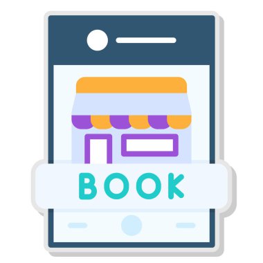 kitap simgesi, modern vektör illüstrasyonu