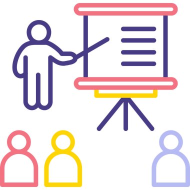 izleyici sunum simgesi