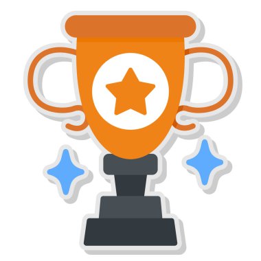 Ödül kupası kazanan simge