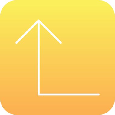 ok yönü gradyan simgesi, dekor