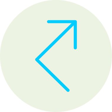 Ok. Web simgesi basit illüstrasyon