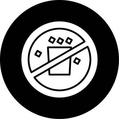 Yasak simge vektör illüstrasyonu