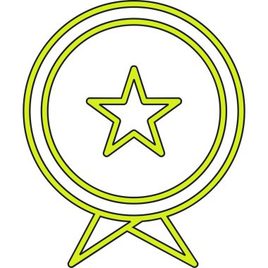 yıldız simgesi vektör illüstrasyonu