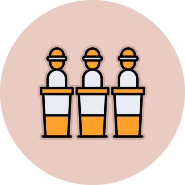 İnsan simgesinin vektör illüstrasyonu