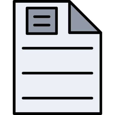 arşiv dosya belgesi simgesi - taslak biçimi