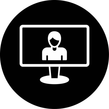 kullanıcı arayüzü simgesi olan dizüstü bilgisayar, vektör illüstrasyonu