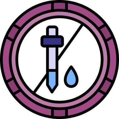 Modern bir su ikonunun vektör çizimi