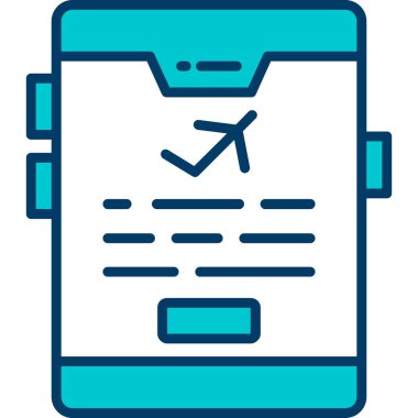 kontrol listesi simgesi vektör illüstrasyonu