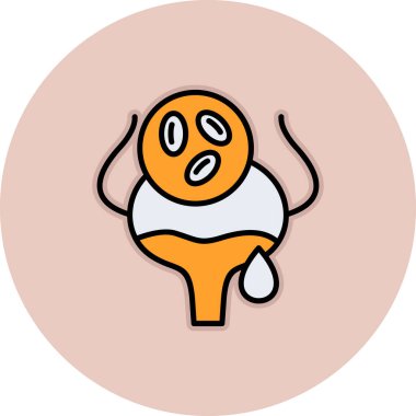 emzik simgesine sahip bebek, düz tasarım