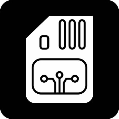 Modern oto tamir simgesinin vektör illüstrasyonu