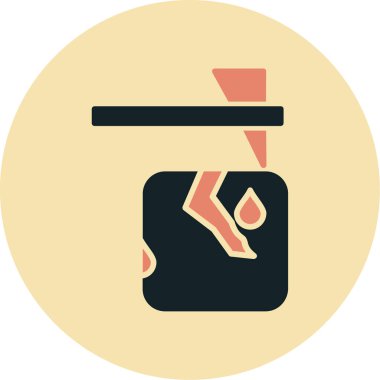 Kahve makinesi. Web simgesi