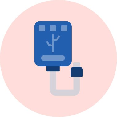 Elektrik dolgu simgesinin vektör illüstrasyonu