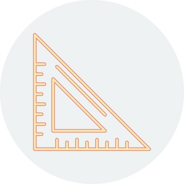 cetvel simgesi çizimi