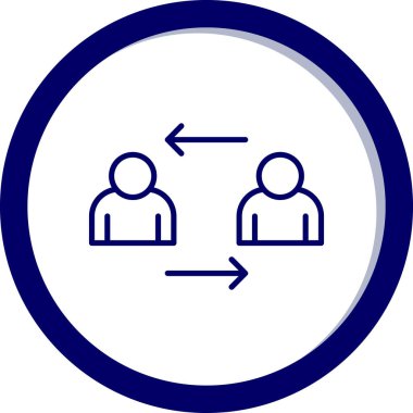 İş ve finans simgesinin vektör illüstrasyonu