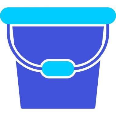 Kova. Web simgesi basit illüstrasyon