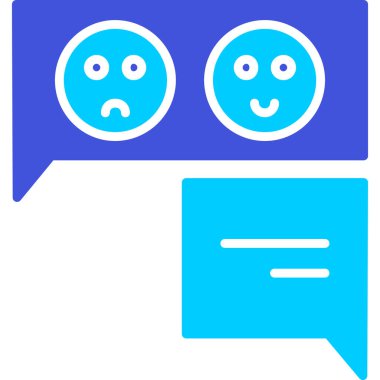 Konuşma balonu simgesinin illüstrasyon tasarımı