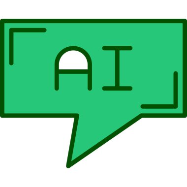 konuşma balonu simgesi, vektör illüstrasyonu