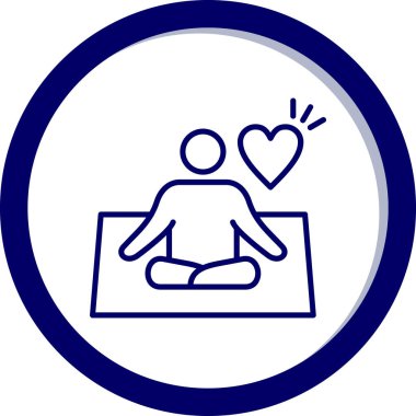 kalp simgesi, vektör illüstrasyonu