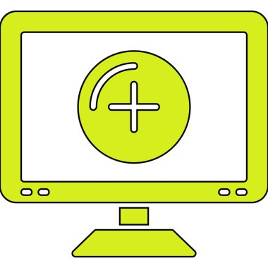 bilgisayar simgesi illüstrasyonu vektör illüstrasyonu