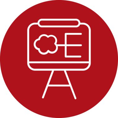 bulut hesaplama simgesi, vektör illüstrasyonu