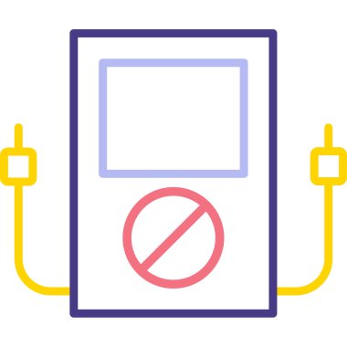 Bir pilin vektör illüstrasyonu