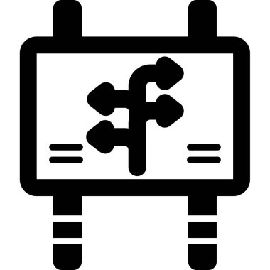 Cpu çip simgesi, vektör illüstrasyonu