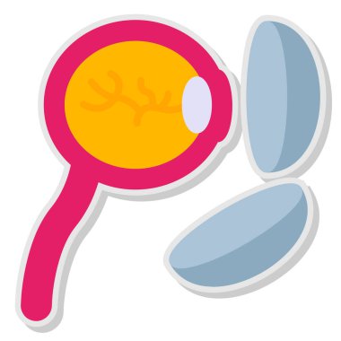 Golf ikonu, düz stil