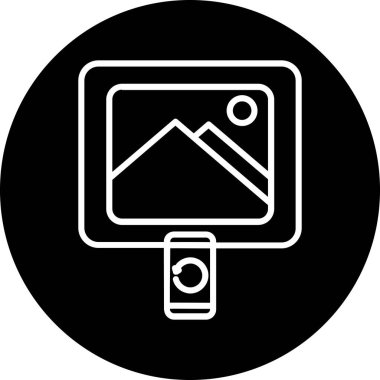 Bir ev simgesinin vektör illüstrasyonu