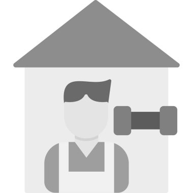 ev inşa vektör simgesi