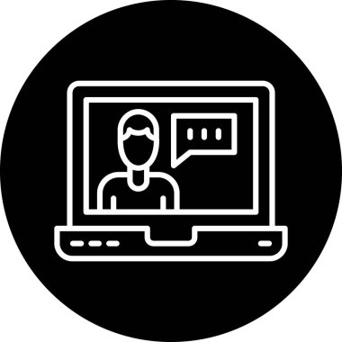 seo modern simgesinin vektör illüstrasyonu