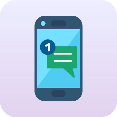 Sohbet ikonu. Basit tasarım