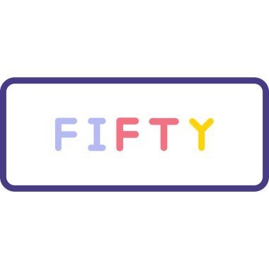 Modern bir simgenin vektör illüstrasyonu