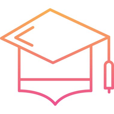 Eğitim simgesi vektör illüstrasyonu