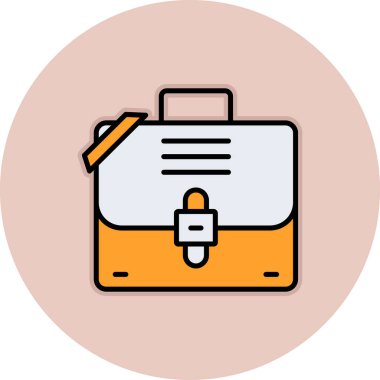 Evrak Çantası'nı web simgesi, vektör çizim