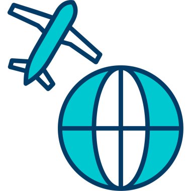 Küre. Web simgesi basit illüstrasyon