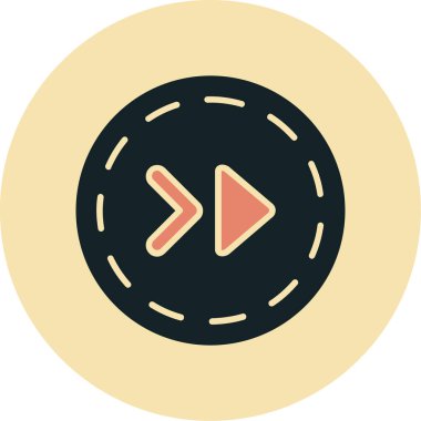 Modern bir simgenin vektör illüstrasyonu