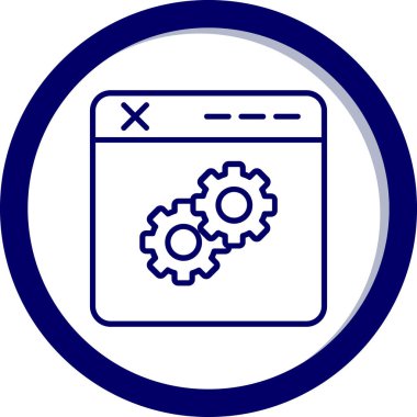 seo modern simgesinin vektör illüstrasyonu