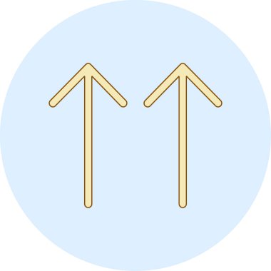 ok simgesinin vektör illüstrasyonu